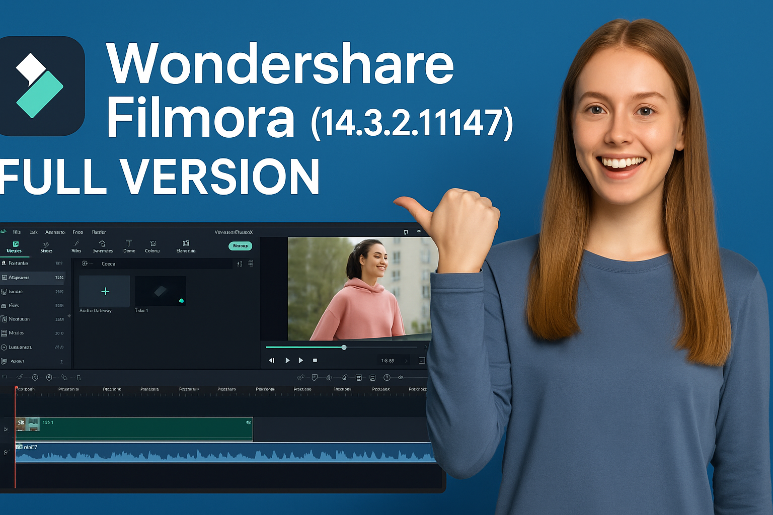 🎬 Wondershare Filmora 14.3.2.11147 – Free Download (Full Version)