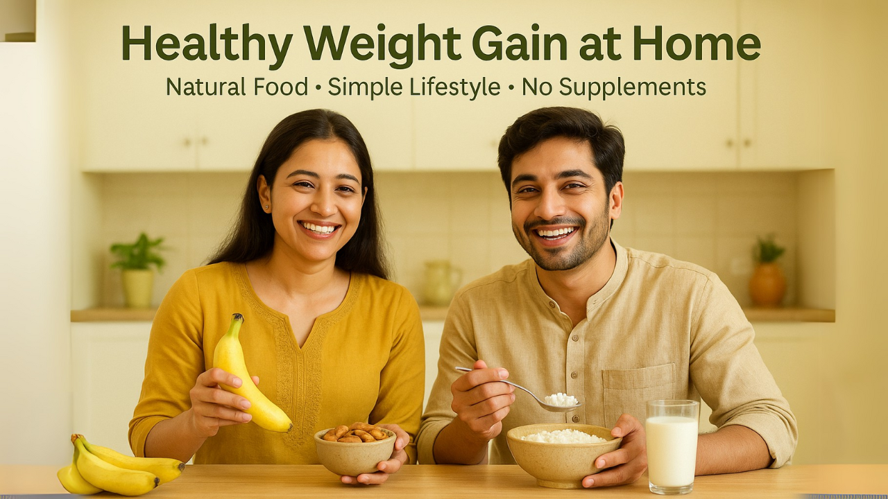 Healthy Weight Gain for Beginners – Natural Diet & Lifestyle at Home